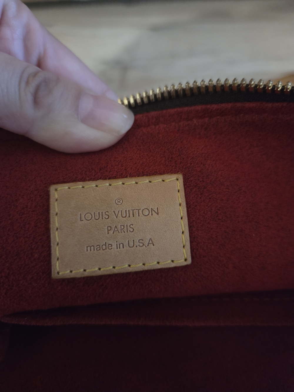 Louis Vuitton Brown Monogram Canvas Shoulder Tote - Picture 8 of 12